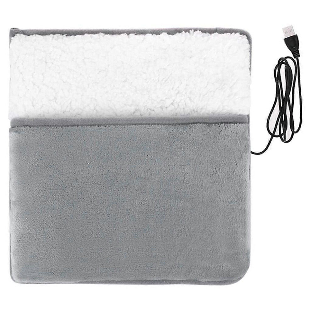 Furtalk (As Show, One Size) Usb Electric Foot Warmer Feet Warm Slippers Portable Winter Warming