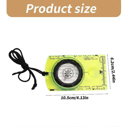 (As show, One size) Orienteering Compasses Survival Navigation Compasses Camping Multifunctional 1