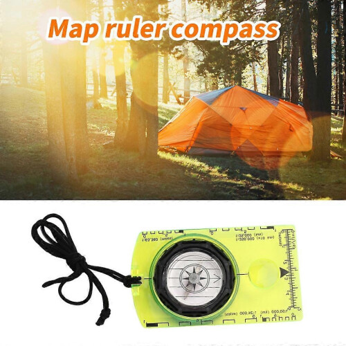 (As show, One size) Orienteering Compasses Survival Navigation Compasses Camping Multifunctional 2