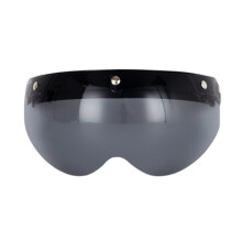 (S)W Glasses 3 Snap 3/4 Helmschild mit Flip-Up-Scharnier für TORC T50 Vintage Motorradhelme