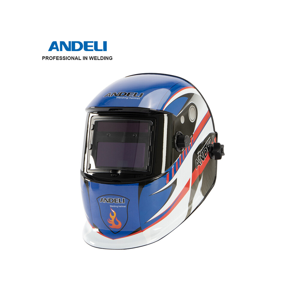 Masque de soudage à obscurcissement automatique ANDELI (coloré) ADL-ME980H DIN16 TIG MIG MMA Masque/Casque/Casquette/Lentille