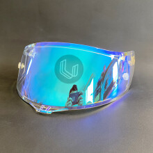 (M-LBrown mit Logo) Helmvisier für AGV K1 K3 SV K5 Motorradhelm Brille Motorradhelm Verfärbung
