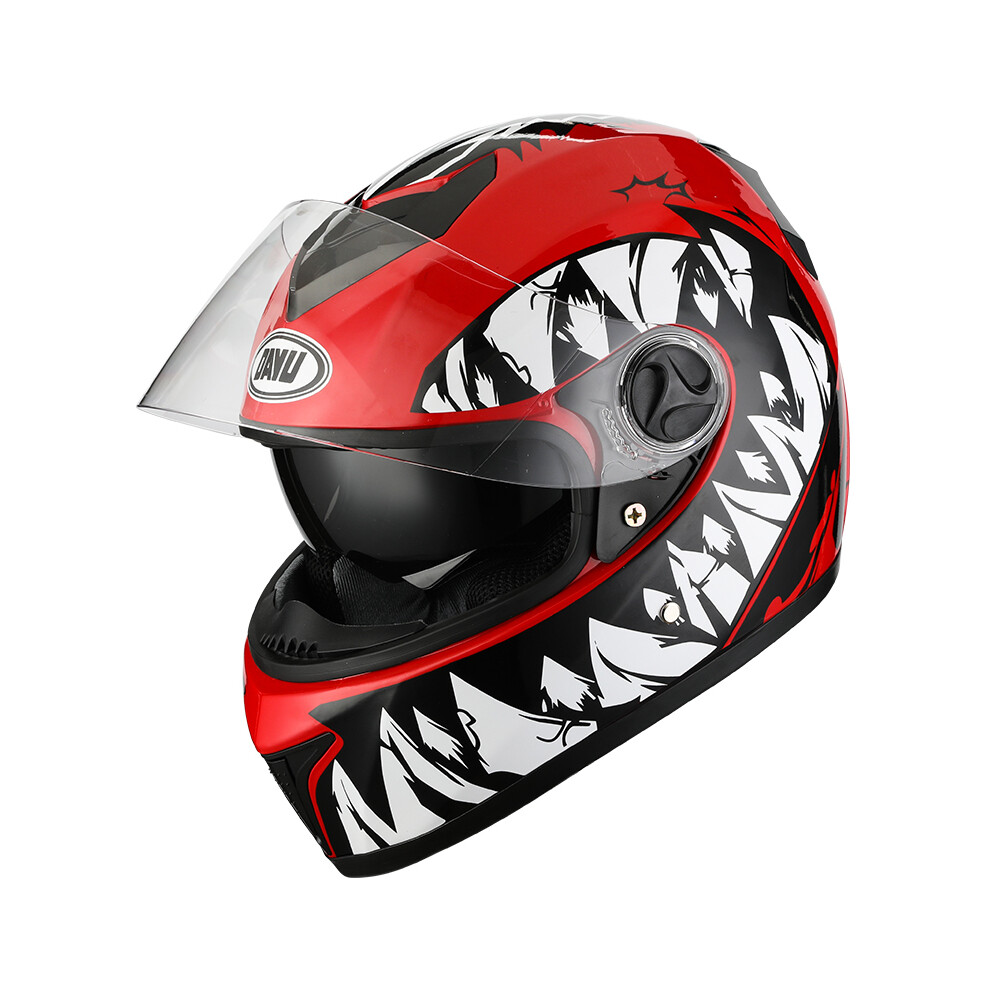 (L-B7) 2021 Casque de moto intégral professionnel à double lentille Casque de motocross à double visière