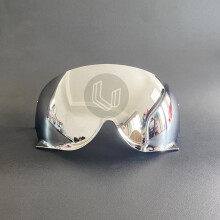 (Klar REVO orange) Motorradhelm-Visierlinse Halbhelm Retro-Helm Visierbrillenlinse Für SHOEI