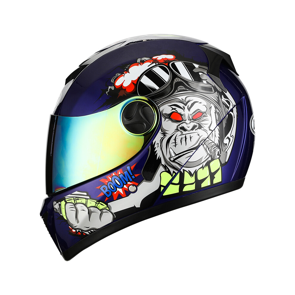(xL-B21) 2021 Casque de moto intégral professionnel à double lentille Casque de motocross à double visière