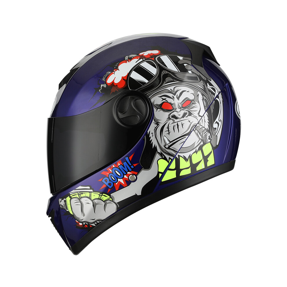 (L-B12) 2021 Casque de moto intégral professionnel à double lentille Casque de motocross à double visière
