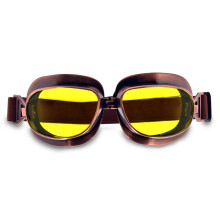 (HJC I70 Black)Moottoripyörä Vintage Pilot Biker Silmälasit Pyöräilylasit Suojalasit Retrokypärä Pyöräilylasit