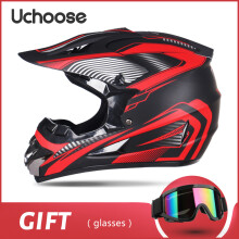 (L-7)UCHOOSE Motorradhelm Professioneller Motocross-Offroad-Helm Kinder-Offroad-Casque Capacete