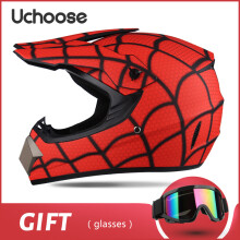 (S-4)UCHOOSE Motorradhelm Professioneller Motocross-Offroad-Helm Kinder-Offroad-Casque Capacete