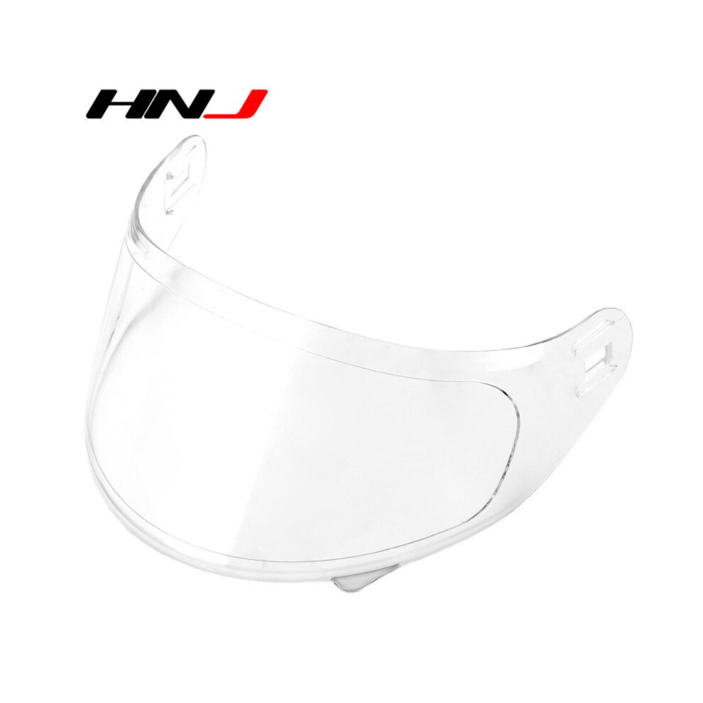 (M-Braid)HNJ Moto Oreilles de Chat Casque Lentille F939 F933 Visières Casque Intégral Lentille Noir