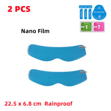 (GBS 361 Anti-buée) Film de protection transparent anti-buée pour casque de moto, film nano universel