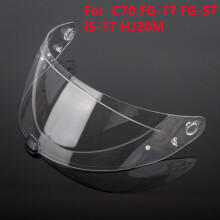 (HJ31-Revo Klar Blau) Volle Seriers Visier PC Helm Objektiv Für HJ26 HJ20M HJ31 HJ09 Farbe Winddicht