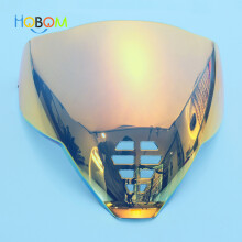 (Revo Blau) Airflite Helme Visier für ICON AIRFLITE Motorrad Helm Objektiv Visier Helm Objektiv Faceshield