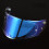 Visière de casque LS2 FF320 (noire) compatible avec les modèles LS2 FF800 FF328 FF353, transparente, 1