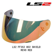 (Dunkelschwarz) Motorradhelmlinse Integralhelmvisier UV-beständig für LS2 FF352 FF351 FF369