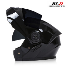 Casque de moto intégral personnalisé BLD (couleur M-Brgt Fower) pour hommes et femmes, casque à double