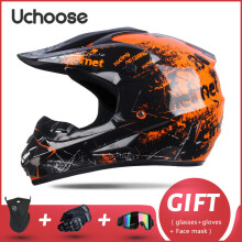 (xL-HONGGT) Erwachsene weibliche Männer Helme Motocross Kask Cross Downhill Soporte Casco Off Road Helm