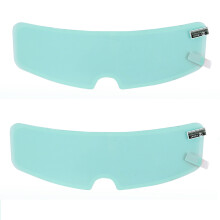 (4 piezas de película impermeable) Película antivaho para casco, membrana de visera impermeable, gafas