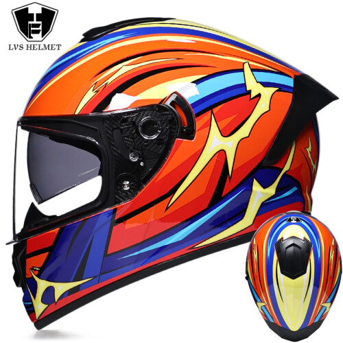 (M-b2)Casco da motociclista di sicurezza, casco integrale da corsa, casco da motociclista classico,
