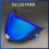 (Clear Revo Blue) Per LS2 FF805 Thunder Face Shield Parabrezza Casco da moto Visiera integrale Integrale 2