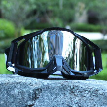 (kirkas)Uusimmat moottoripyörän aurinkolasit miehille Motocross Safety Protective MX Night Vision kypärälasit