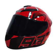 (L-E002) Casco de motocicleta para hombre y mujer, casco integral de una sola lente para hombre, un