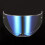 (B) Lente per casco integrale Steet Breaker per LS2 FF390 Visiera extra per casco Accessorio per casco 4