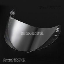 (Silbervisier) Moto Helmvisier für K3 K4 Casco Moto Zubehör K3 Shield UV-Schutz K4 Helmlinse