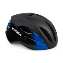 (M(54-58)-Schwarzrot und Brille) SUPERIDE Neuer Aero Racing Fahrradhelm Herren Damen Rennrad Mountainbike