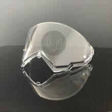 (Revo Klar Blau) AX9 Helm Visier objektiv Motorrad Helm Visier Rally Helm Objektiv Ersatz Objektiv Für