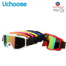 (A04)Gafas protectoras para casco de motocicleta, deportes al aire libre, a prueba de viento y polvo,