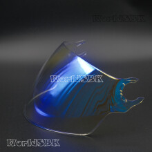 (Argent) Visière de casque LS2 of562 d'origine, remplacement des lunettes de soleil, lentille supplémentaire