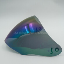 (Transparent) LS2 OF508 Véritable Lentille de Casque de Moto Demi-Lentille de Casque Cascos Para Moto