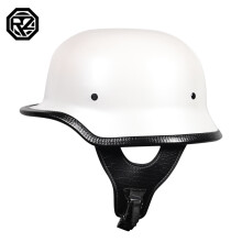 (L-21) Casque de moto demi-casque de style allemand DOT + lunettes pour H-arley Biker Pilot Casques
