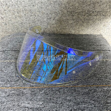 (Silber) SHAFT Helmvisier Passend für SHAFT 526SP Modell Transparent Smoke Bunte Helmlinse
