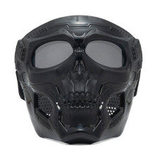 (Khaki värikäs) Skull Moottoripyörän suojalasit Skull Moottoripyörän suojalasit Skeleton Skull Kypärät,