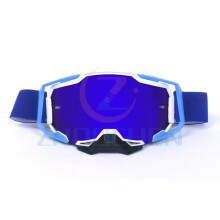 (LENTE AZUL-C14)Gafas de montar, casco de motocicleta, motocross, ciclismo, MTB, gafas de carreras,