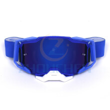 (LENTE VERDE-C18) Gafas de montar, casco de motocicleta, motocross, ciclismo, MTB, gafas de carreras,