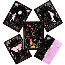 (Sorcière de la Lune) Jeu de cartes Oracle de l'Âme Éveillée Cartes de Tarot Nouveaux jeux de société