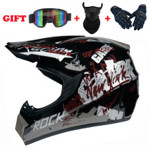 (xL-Q) Moottoripyörä Nuorten Lasten Kypärä Koko Face Motocross Casco Moto Off-road Street Ilmaiset suojalasit
