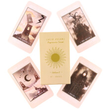 (RĂŞves lucides) Jeu de 5781 cartes de tarot kabbalistique pour la divination Version anglaise Jeu de