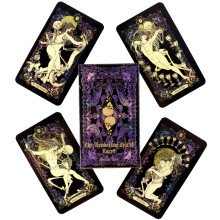 (Esprit errant) Jeu de 5781 cartes de tarot kabbalistique pour la divination Version anglaise Jeu de