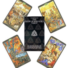 (El Libro de la Sombra) Tarot Cabalístico 5781 Baraja de Cartas para Adivinación Versión en Inglés Carta