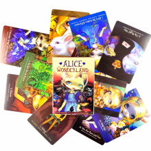 (Alice au pays des merveilles) Nouvelles cartes de tarot Oracle Animal Archange de haute qualité, guidant