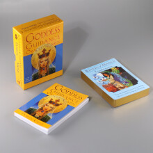 (comme sur la photo) Le jeu de tarot en os avec bords dorés Cartes de tarot de haute qualité Guidance
