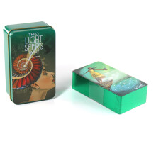 (como en la imagen) Baraja de Tarot de Hueso con Bordes Dorados Cartas de Tarot de Alta Calidad Guía