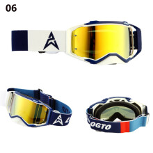 (02)LOGTO Motocross-Helmbrille, winddicht, UV-Schutz, MX, ATV, MTB, Offroad-Fahrradbrille, Sport-Schutzbrille