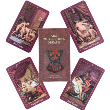 (Rêves interdits) Le jeu de tarot de la forêt perdue Jeu de table de loisirs de fête Prophétie de bonne