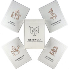 (Loup-garou) Le jeu de tarot de la forêt perdue Jeu de table de loisirs de fête Prophétie de bonne aventure