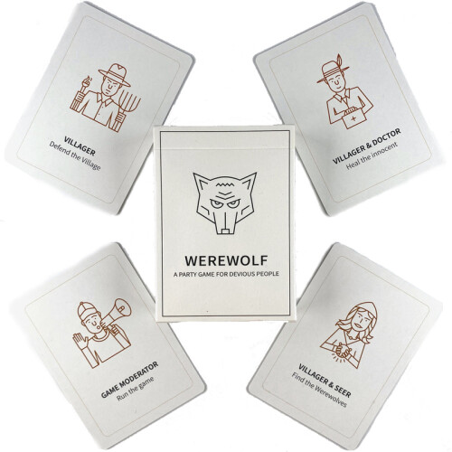 (Ihmissusi)The Lost Forest Tarot Deck vapaa-ajan juhlapöytäpeli Laadukas ennustava ennustus